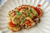 Vegan Low Carb Cauliflower Steak Pizzas