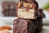 Wholesome Vegan Gluten Free Pecan Twix Bars