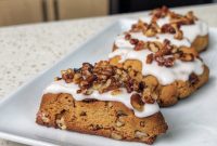 Maple Glazed Gluten Free Pecan Scones