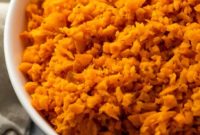Golden Sweet Potato Rice