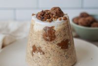 Edible Cookie Dough Overnight Oats