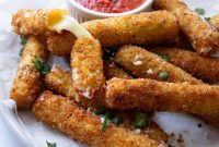 Golden Gluten-Free Mozzarella Sticks