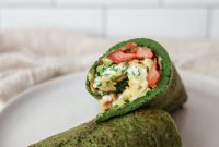 Wholesome Paleo Keto Gluten Free Spinach Wraps