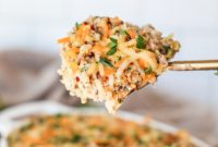One-Pot Healthy Chicken Broccoli Rice Casserole