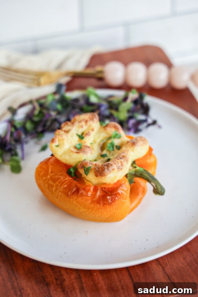 Sheperd's Pie stuffed peppers