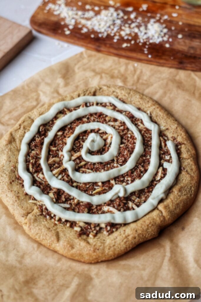 Last Minute Light Holiday Delights 2 Healthy Cinnamon Streusel Dessert Pizza for Holidays