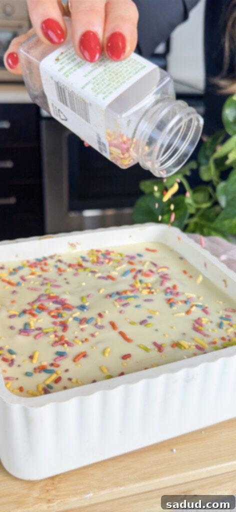 rice krispie treats with sprinkles for a birthday