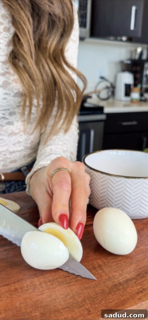 How to prepare perfect hard-boiled eggs for deviled eggs.