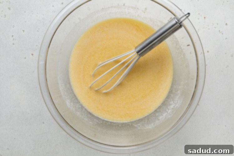 vegan pound cake step 2