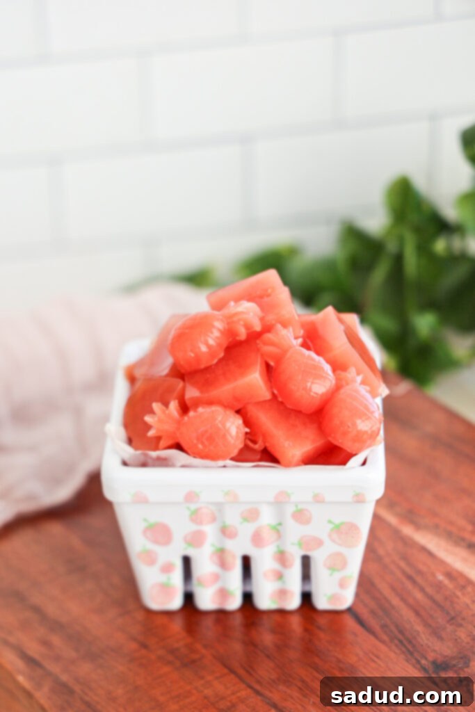 Homemade gut-healthy Electrolyte fruit Gummies for natural hydration and wellness