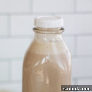 Homemade Dairy-Free Salted Caramel Coffee Creamer