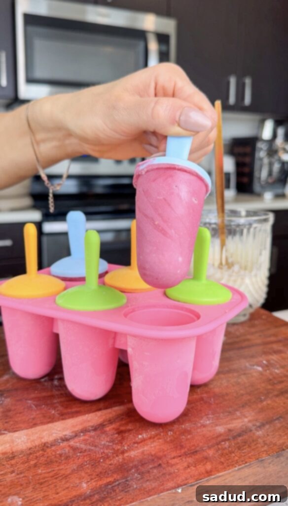Fresh Raspberry Frozen Yogurt Mixture
