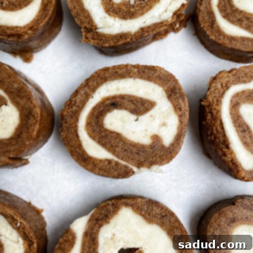 A plate of no-bake cake rolls, beautifully presented.