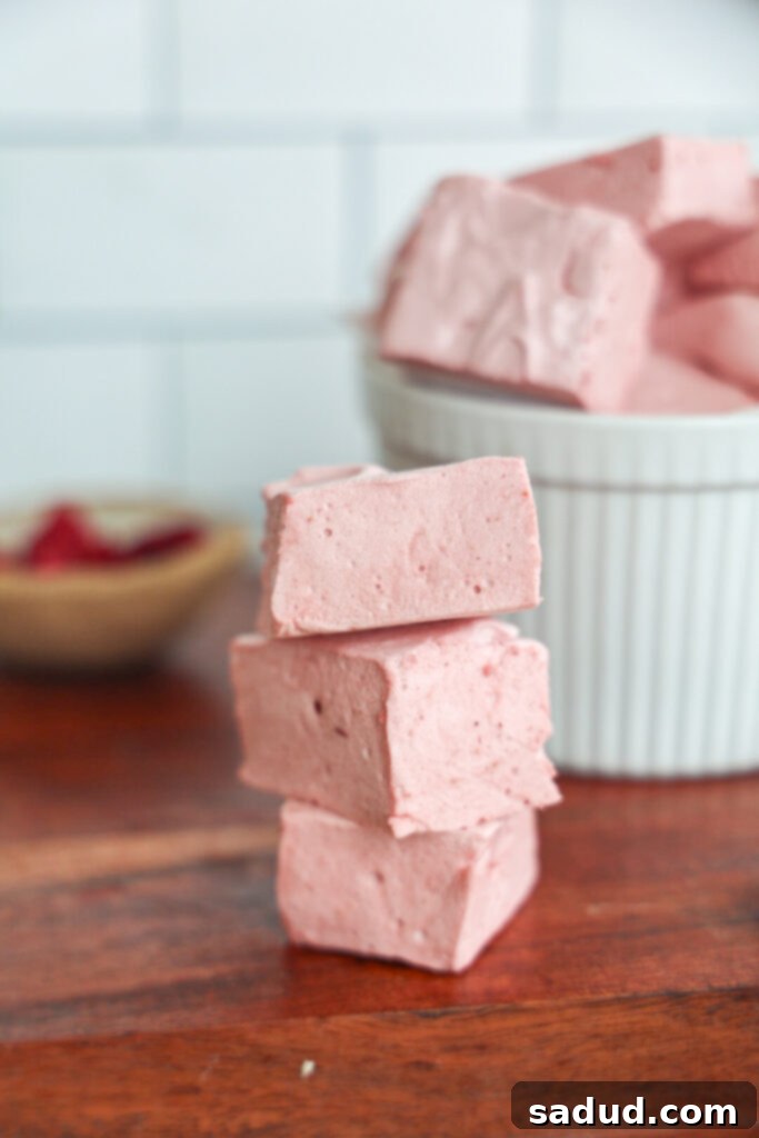 Homemade Gut-Nourishing Raspberry Marshmallows 3 Easy, gut-healthy, naturally sweetened marshmallows with real raspberries.
