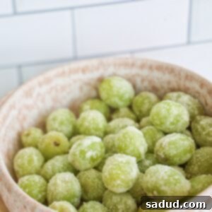 Sour Patch Frozen Grapes