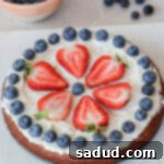 Sugar Cookie Fruit Pizza
