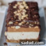 Snickers Ice Cream Cake