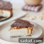 Vegan Snickers Cheesecake