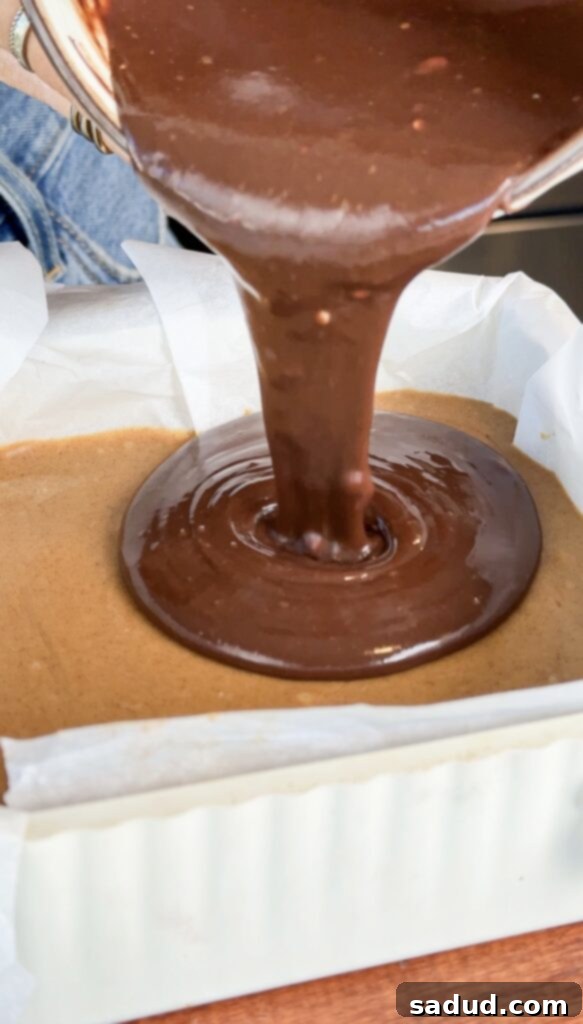 Mixing peanut butter fudge ingredients