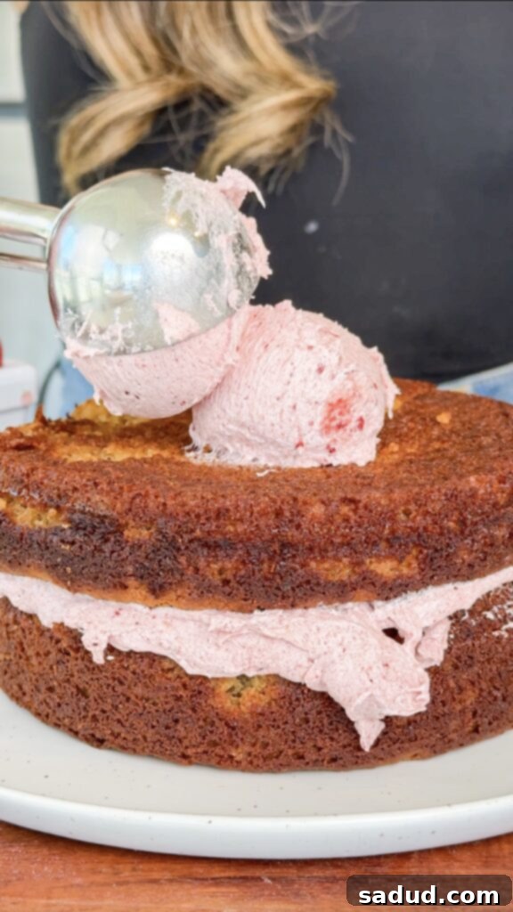 Process of how to make a layered cake with gluten-free ingredients