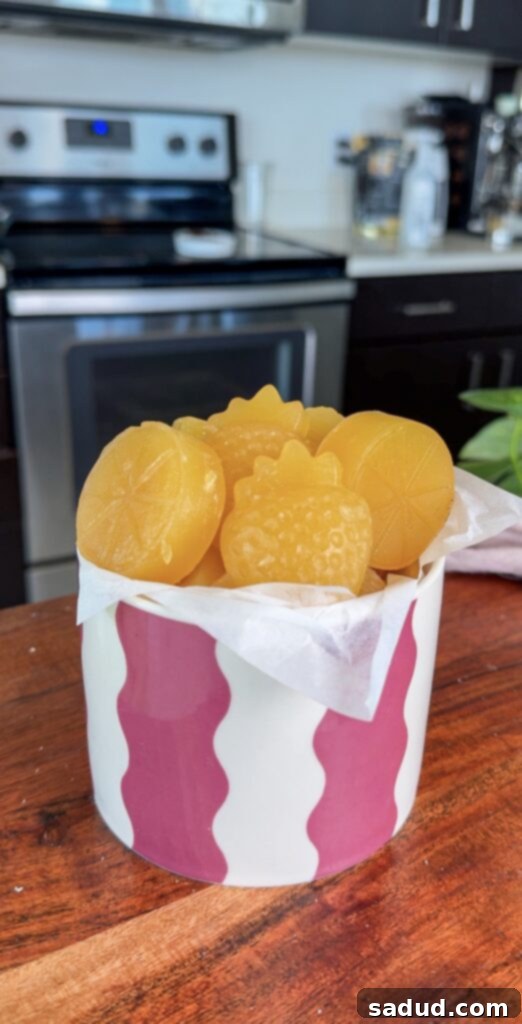 Homemade Apple Cider Vinegar Gummies Process