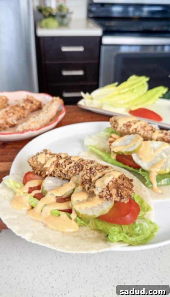Homemade Crispy Chicken Snack Wraps - A healthier, gluten-free, and dairy-free copycat of McDonald's classic, featuring tortilla-crusted chicken.