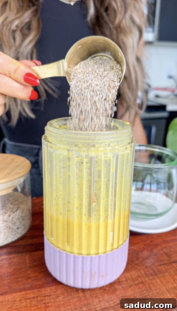 Multiple jars of chia seed pudding prepared for meal prep, ready for a healthy week.