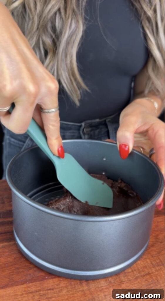 Crust ingredients being processed in a food processor.
