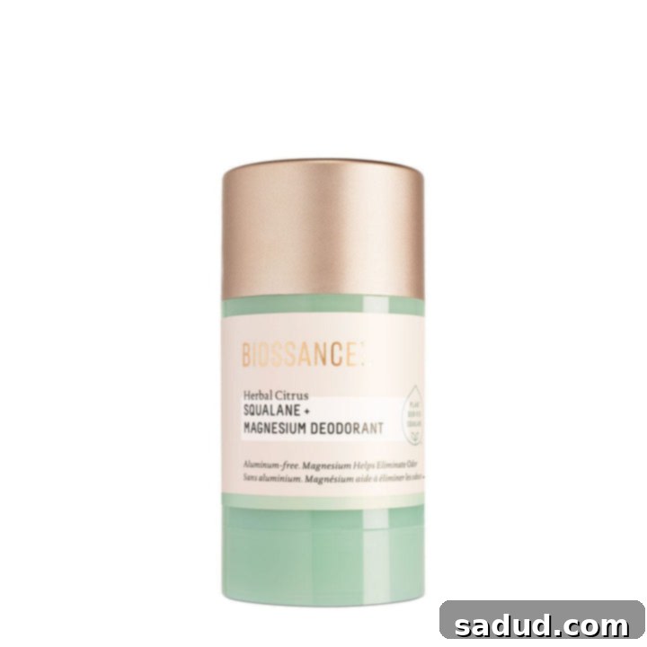 biossance magnesium and squalene deodorant 