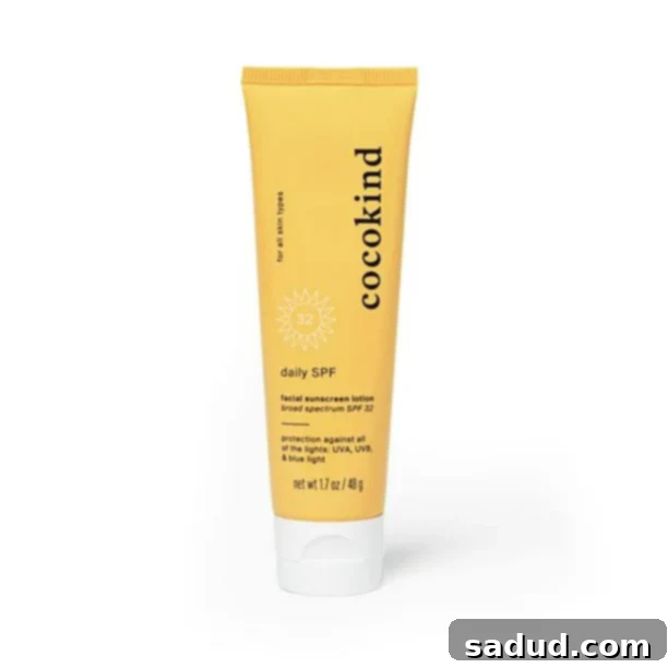 Clean skincare Brand Cocokind daily spf