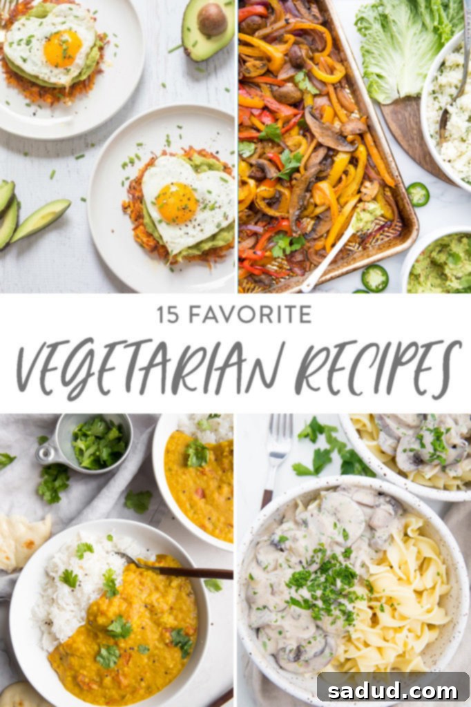 15 Vegetarian Dishes You'll Adore 2 15 favorite vegetarian recipes