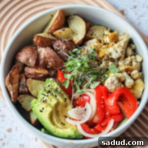 Savory Tofu Scramble Breakfast Power Bowl 4 img 3987 3