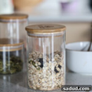 A bowl of freshly prepared homemade instant oatmeal, topped with fresh berries and a spoon.