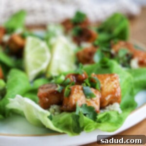 Healthy Orange Glazed Vegan Tofu 5 Healthy vegan sticky orange tofu
