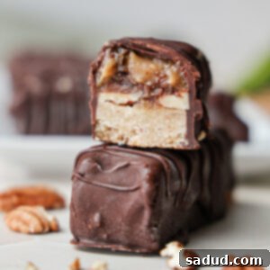Wholesome Vegan Gluten Free Pecan Twix Bars 5 Pecan Twix Bars (Vegan, Gluten Free)