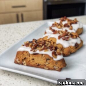 Gluten-Free Pecan Scones with Maple Glaze