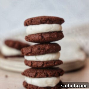 Gluten Free Chocolate Sandwich Cookies (Paleo)