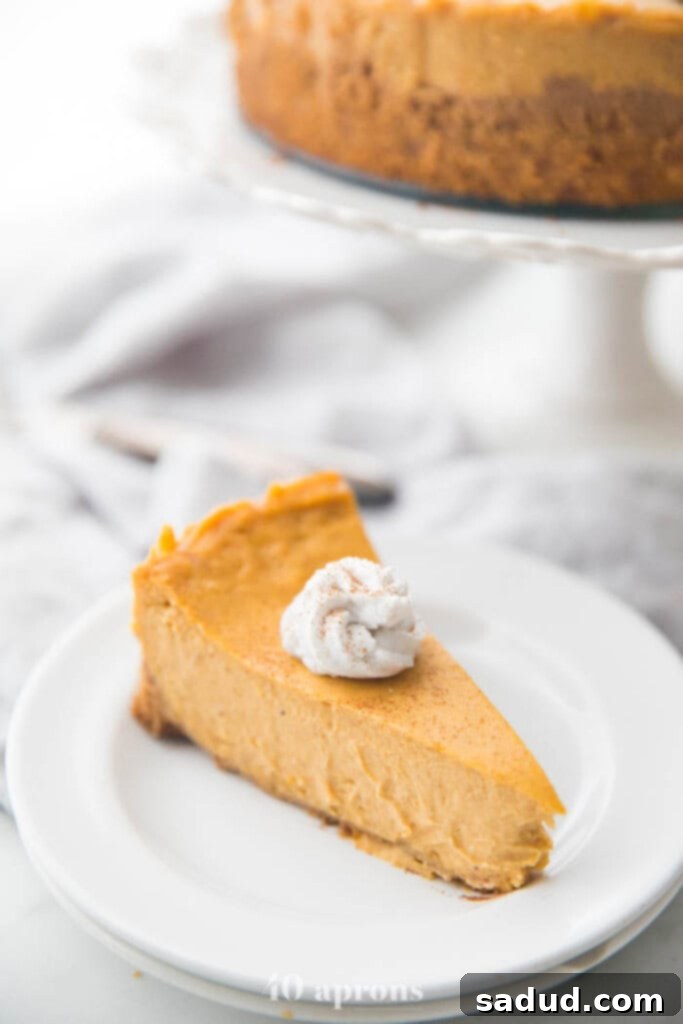 Vegan pumpkin cheesecake