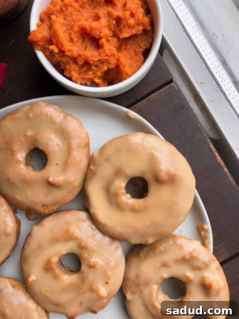 Paleo pumpkin doughnuts