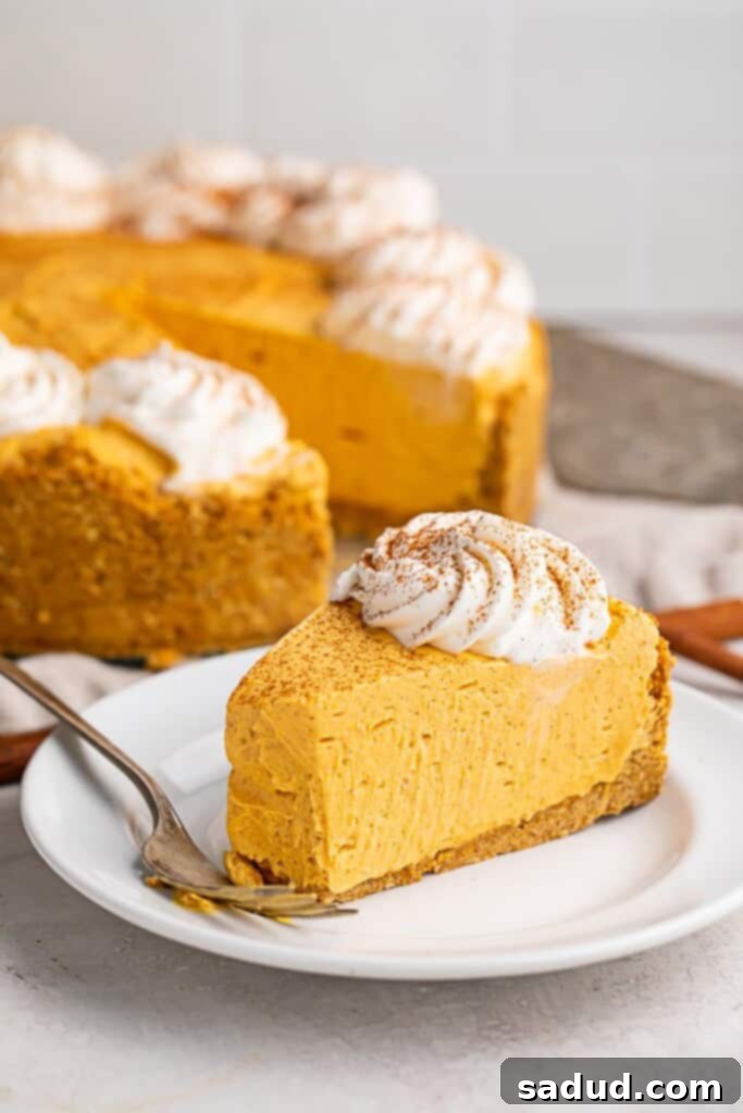 No bake pumpkin cheesecake