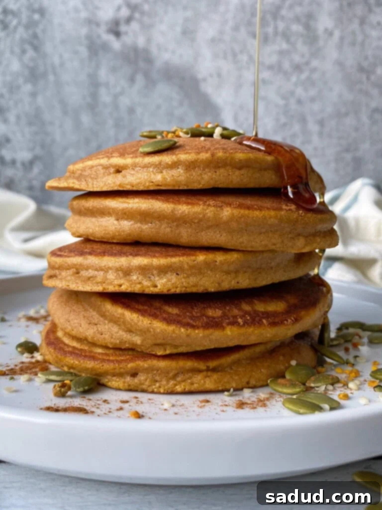 Paleo pumpkin pancakes