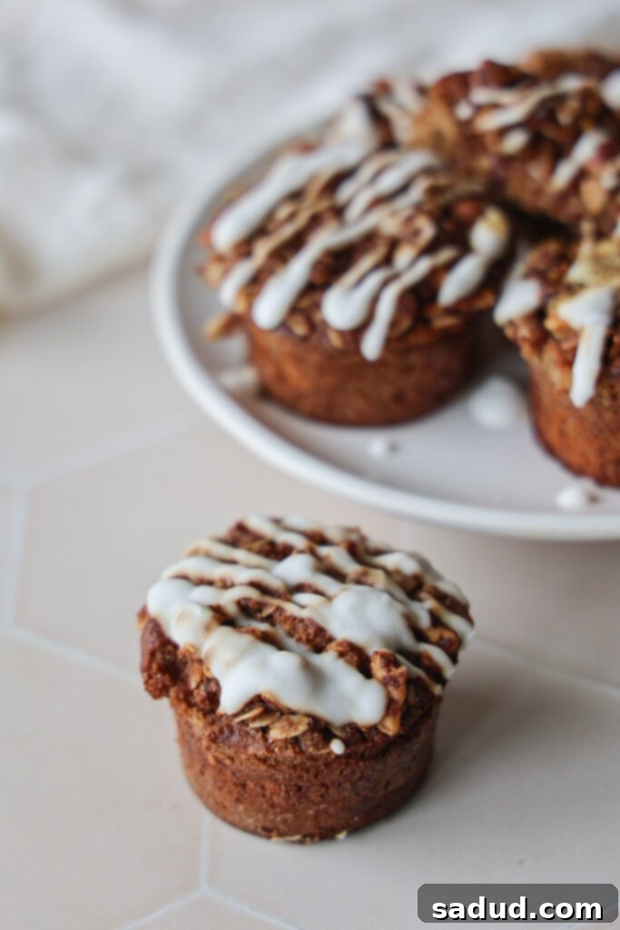 Blender banana coffee cake muffins.