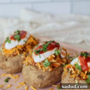 Crispy Air Fryer Twice Baked Potatoes 8 twice baked potatoes