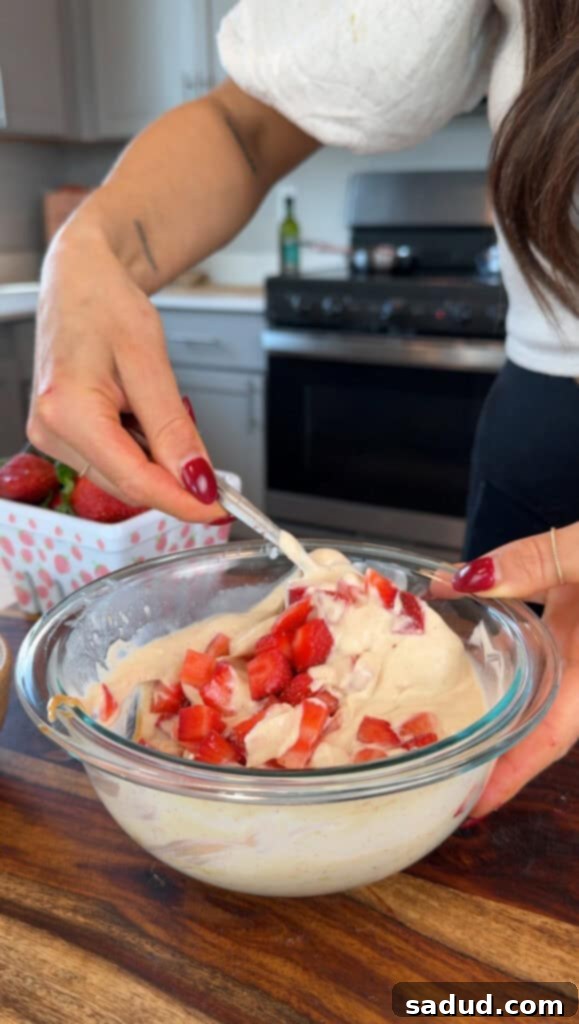 Step-by-step image of making yogurt parfaits, showing ingredients in bowls.