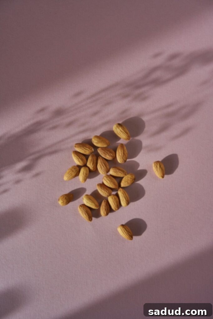 almonds used to make almond flour.