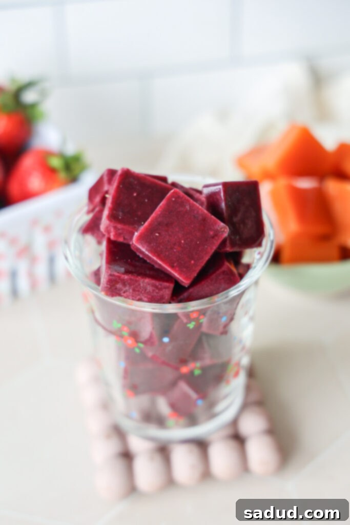 Happy Gut Homemade Fruit Gummies 2 A cup of beauty gut health antioxidant gummies.