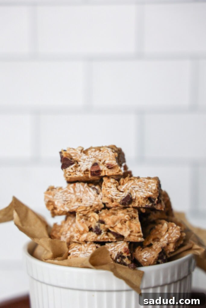 Copycat heavenly hunks with oatmeal and chocolate chips.