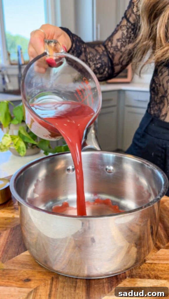 A step-by-step image showing how to make homemade fruit gummies.
