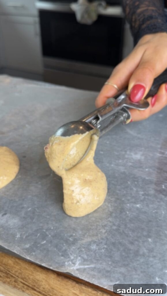 Step-by-step process showing how to make pumpkin spice yogurt bites.