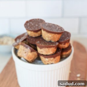 No-Bake Peanut Butter Chocolate Oat Cups Recipe